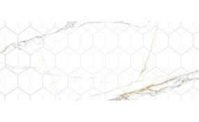 Шампань Декор белый 20х50