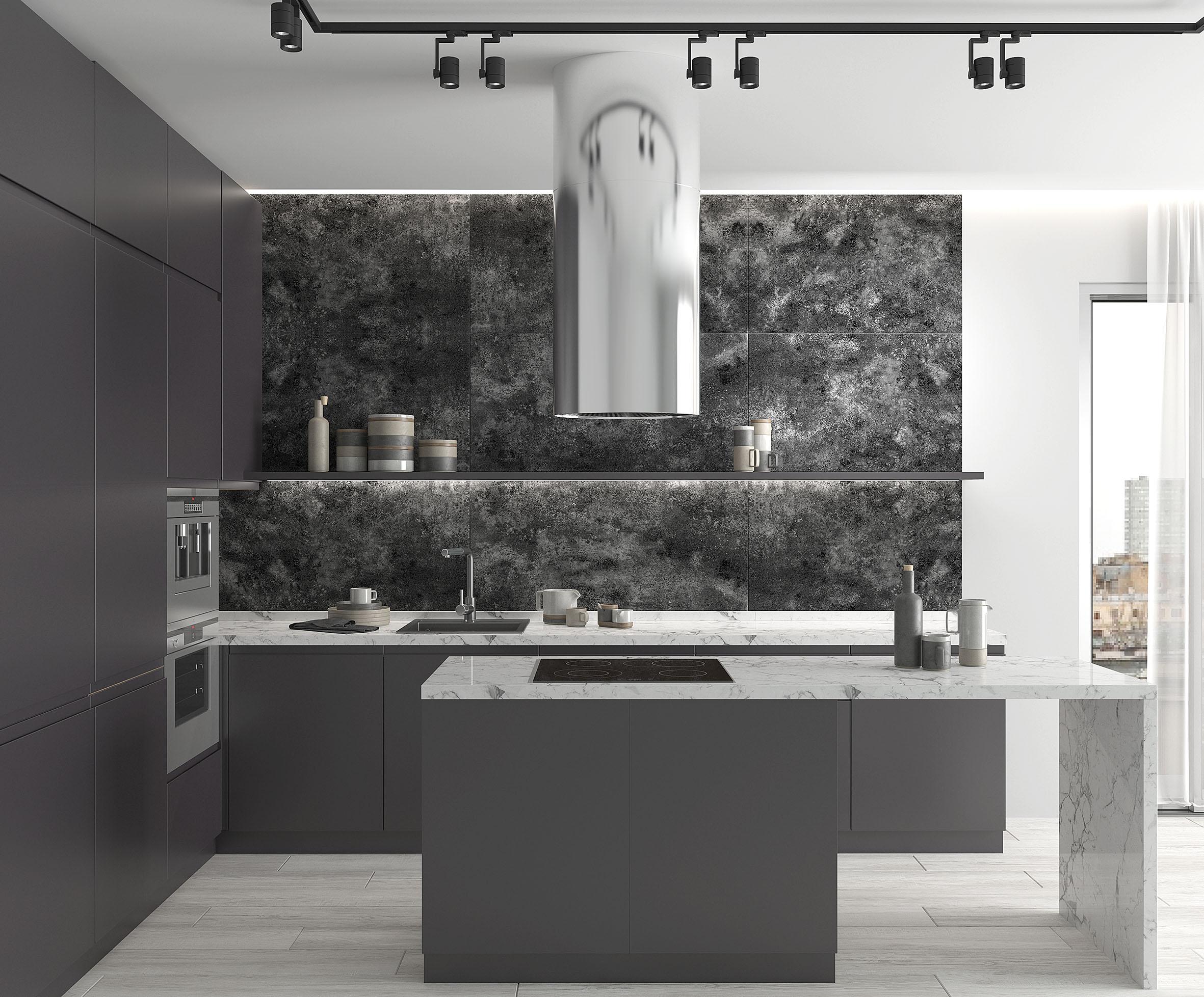 Металлический шик: как керамогранит LAPARET 60×120 преображает интерьеры