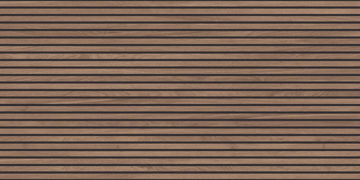 Wood Canarium Wenge Stripes- идеальный керамогранит под деревянные рейки