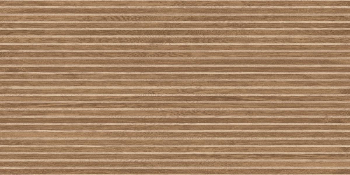 Керамогранит в виде деревянных реек: LAPARET Wood Canarium Almond Stripes