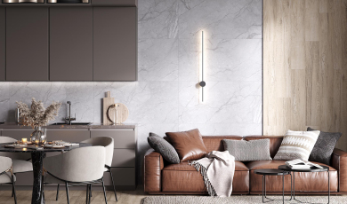 Коллекция Анталия Грей: сдержанный серый мрамор для спокойных и статусных интерьеров