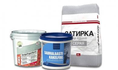 Затирка: какая бывает, как выбрать