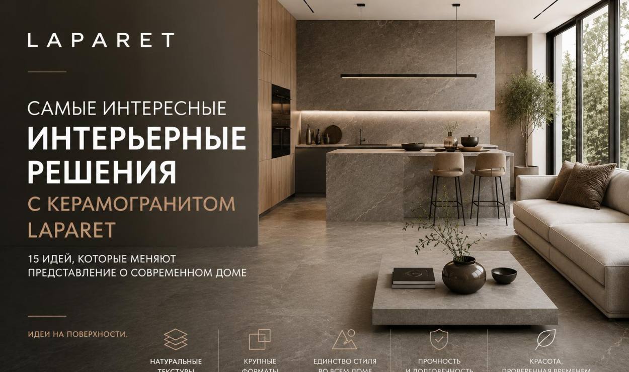Самые интересные интерьерные решения с LAPARET