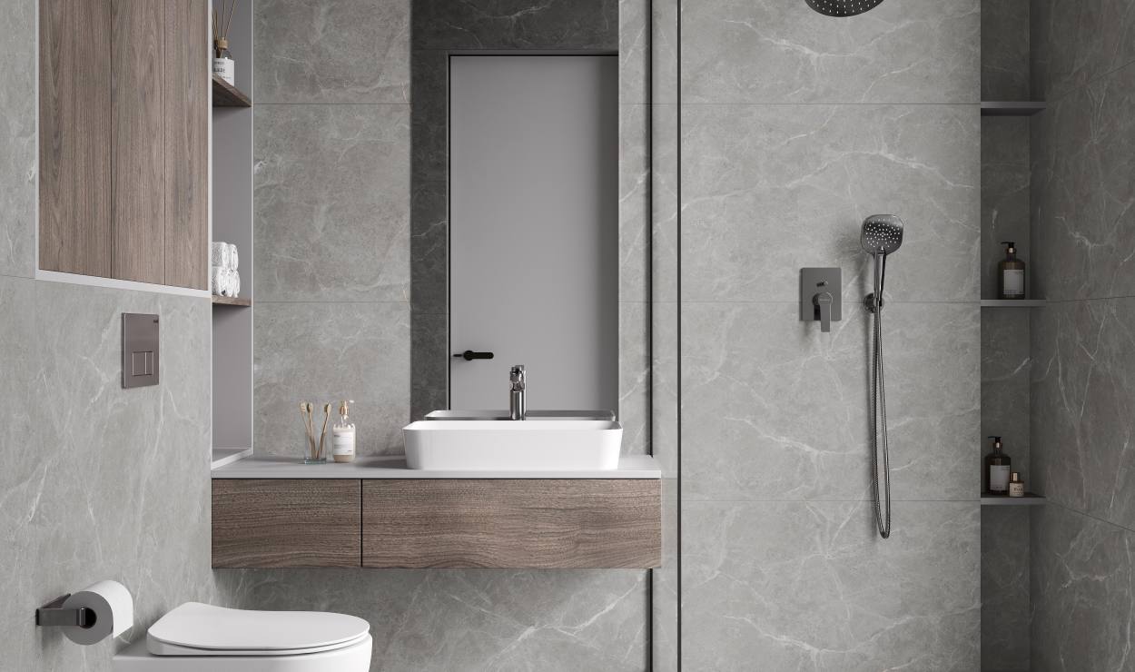 Stone Cool Grey от CERADIM: прохладная сдержанность северного камня