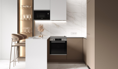 Керамогранит CERADIM Calacatta Clarity Gold: доступная классика с золотыми прожилками