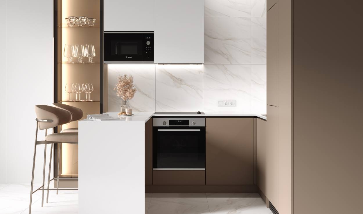 Керамогранит CERADIM Calacatta Clarity Gold: доступная классика с золотыми прожилками