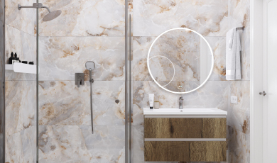 CERADIM Onyx Magic Brown: серо-коричневый оникс с эффектом драгоценного камня