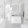 Камелот Плитка настенная белая 60125 20х60 глянцевая_1